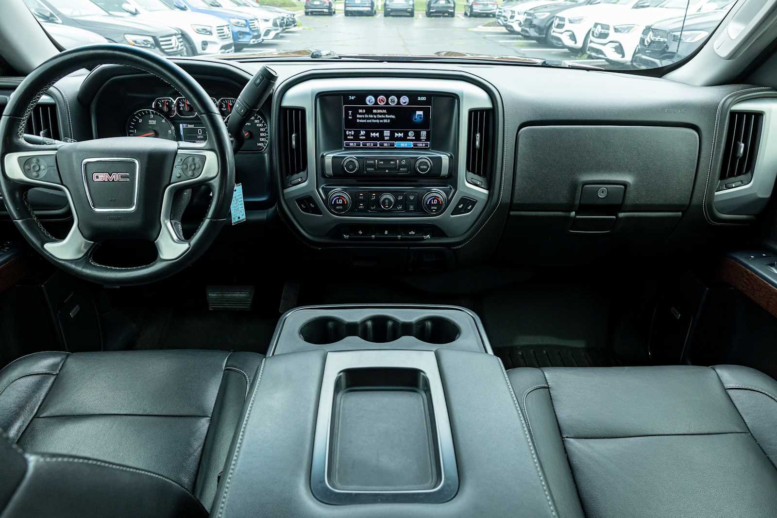 Used 2017 Crimson Red Tintcoat GMC SLT image 9