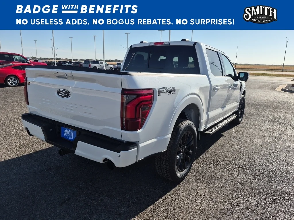 New 2026 Star White Metallic Tri-Coat Ford Lariat® image 6