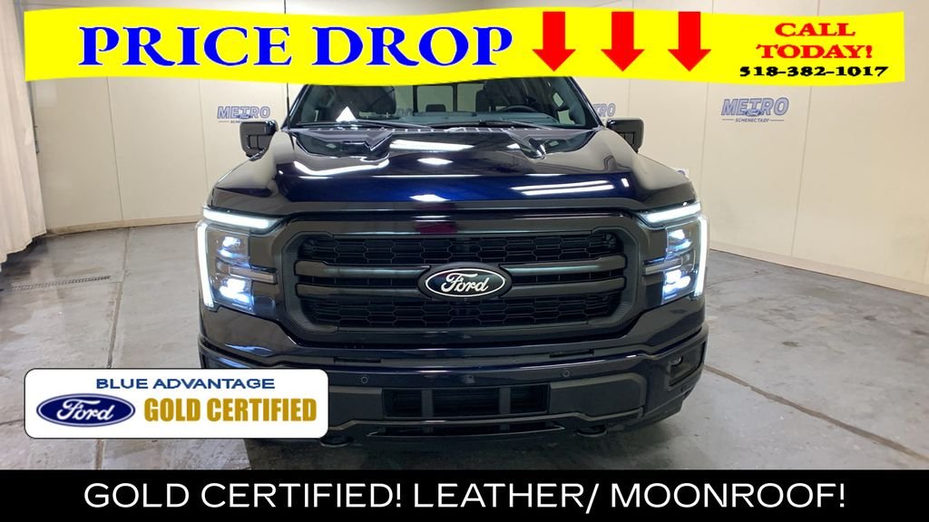 Certified Used 2025 Blue Metallic Ford Lariat image 49