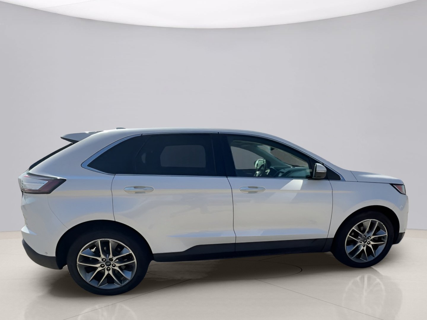Used 2015 White Ford TITANIUM image 8