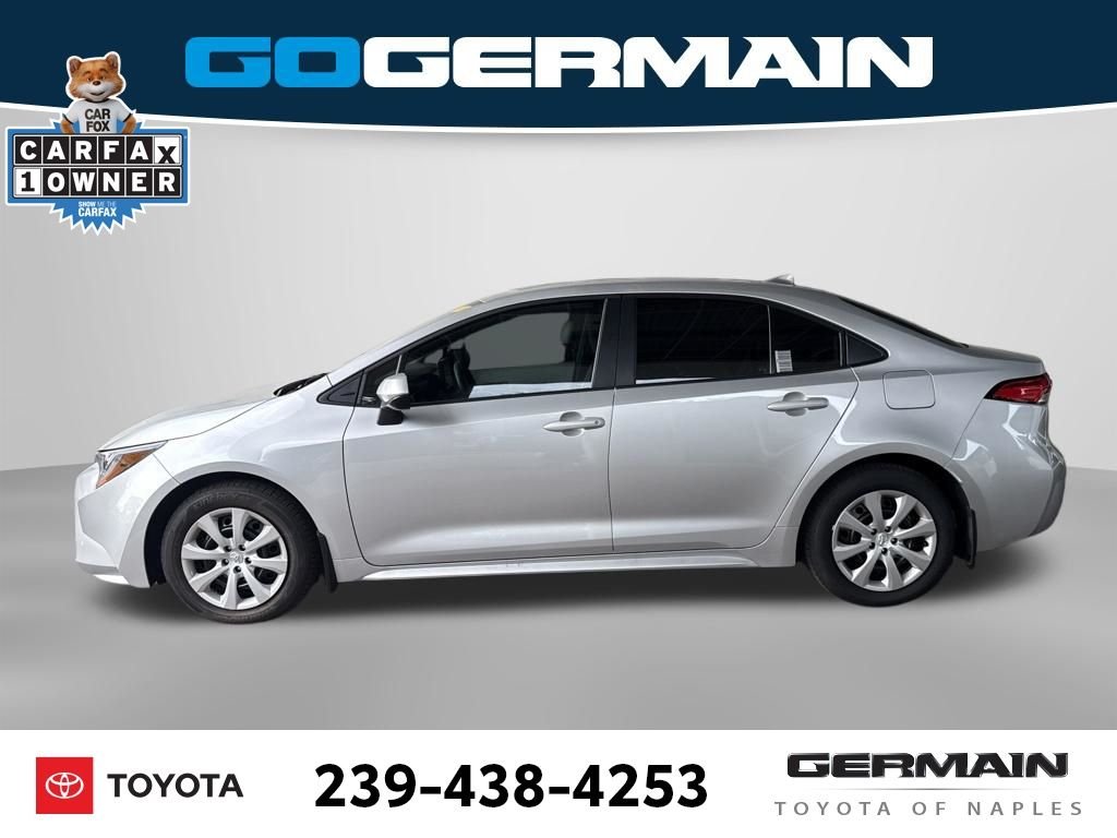Certified Used 2025 Silver Toyota LE image 2