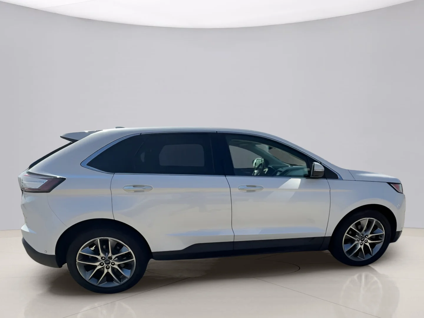 Used 2015 White Ford TITANIUM image 8