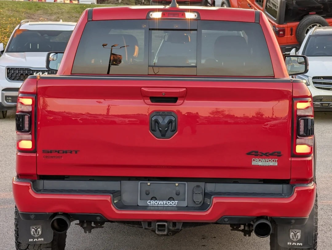 Used 2019 Red RAM Sport - Leather - Level II - Dual Pane Sunroof - Sport Hood - 8.4 Touchscreen image 7