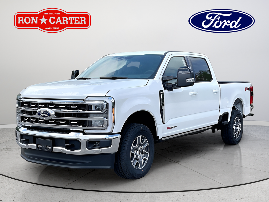 New 2026 Star White Metallic Tri-Coat Ford Lariat image 3