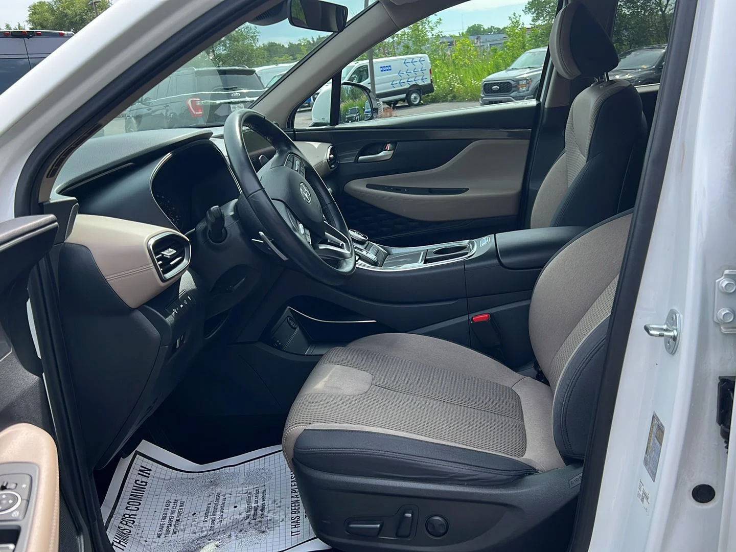 Used 2023 Serenity White Pearl Hyundai SEL image 3