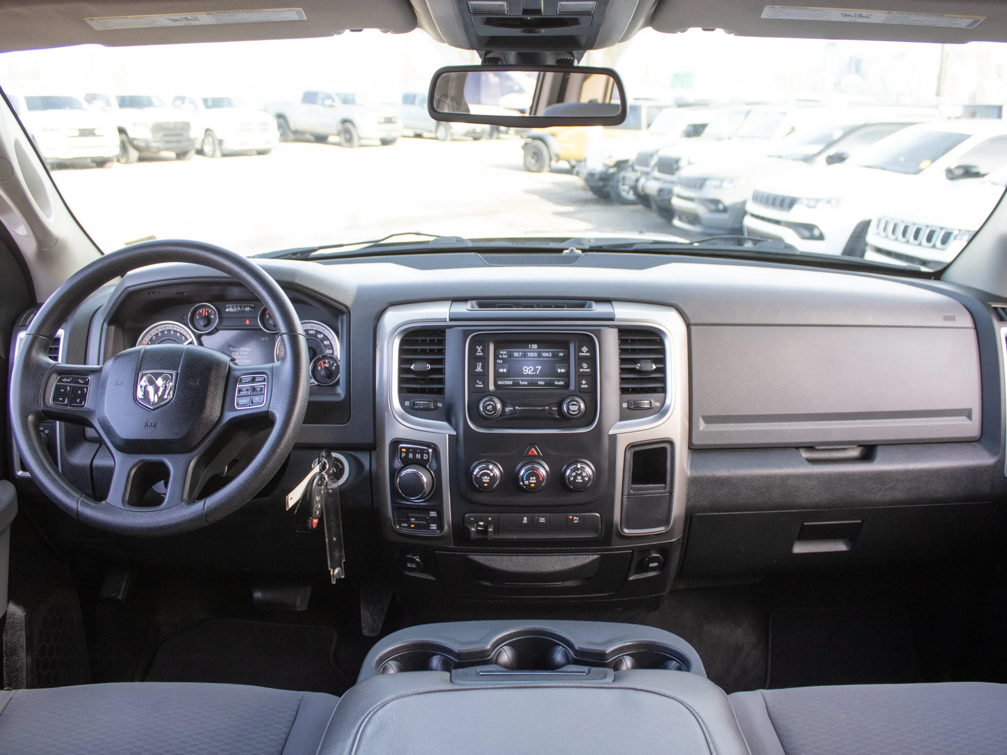 Used 2013 Silver RAM SLT* Crew Cab 4x4, 3.6L V6, Tonneau Cover, A/T Tires image 3