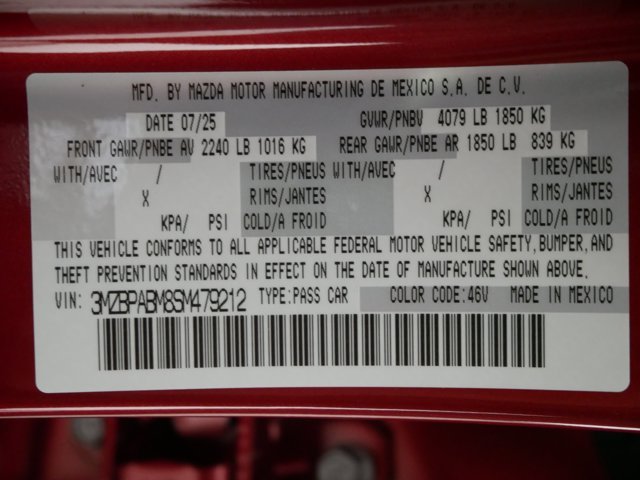Used 2025 Soul Red Crystal Metallic Mazda SE image 29
