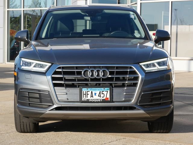Used 2018 Audi Q5 Premium Plus with VIN WA1BNAFY7J2236528 for sale in Eden Prairie, Minnesota