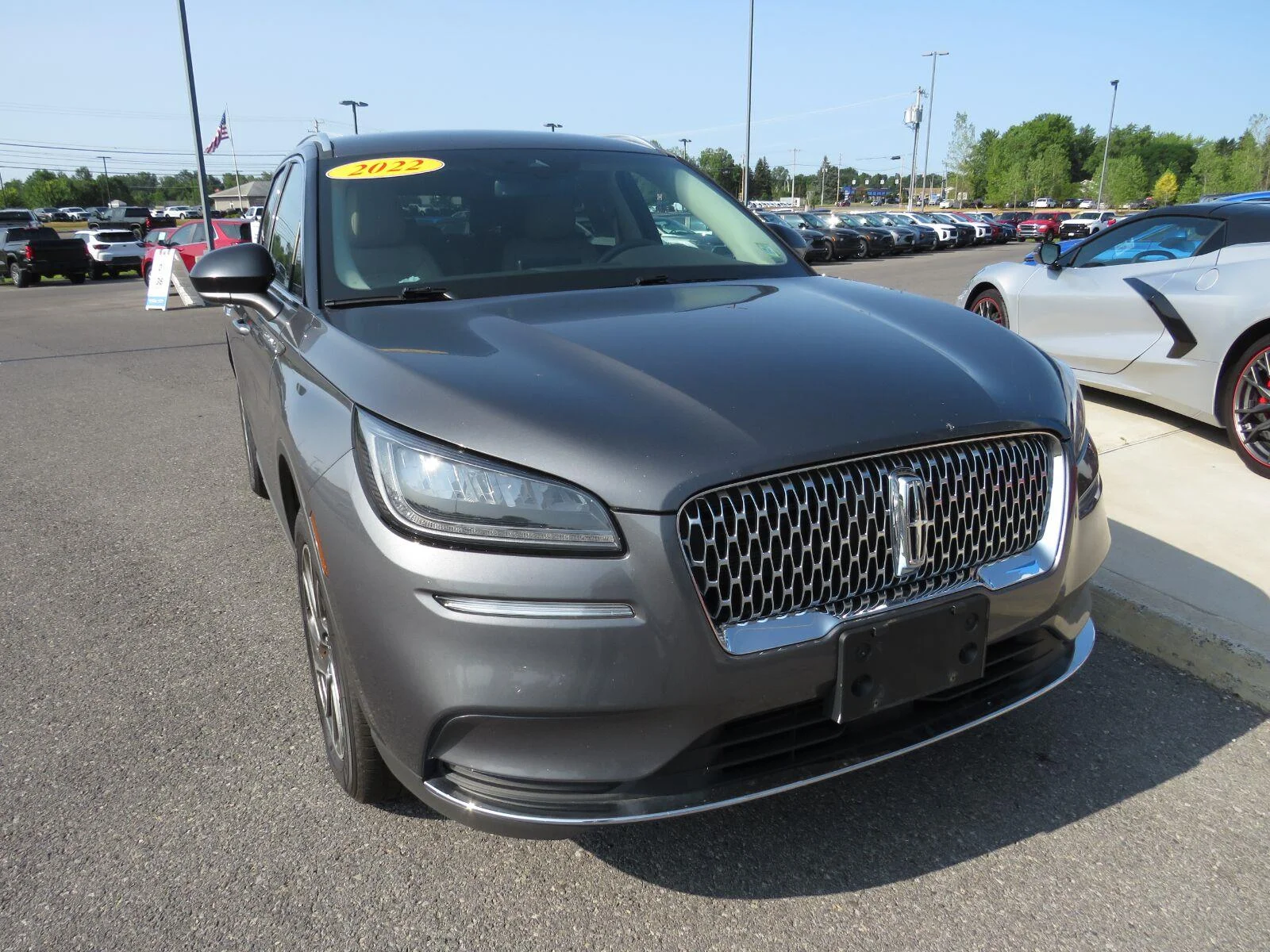 Used 2022 Asher Gray Metallic Clearcoat Lincoln Standard image 3