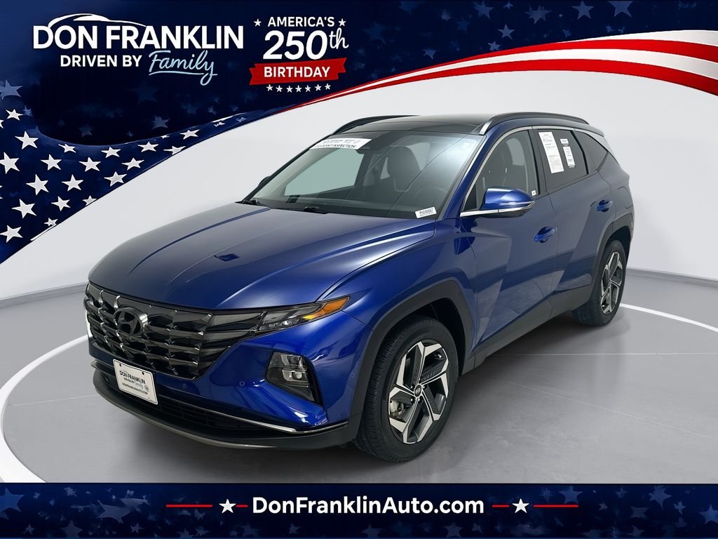 Used 2023 Blue Hyundai Limited image 1