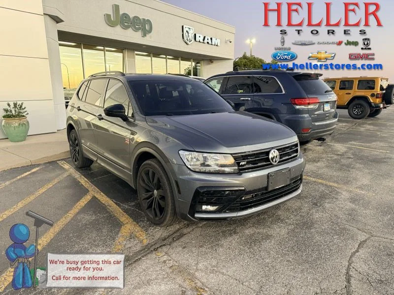 Used 2020 Platinum Gray Metallic Volkswagen 2.0T SE R-Line Black image 1