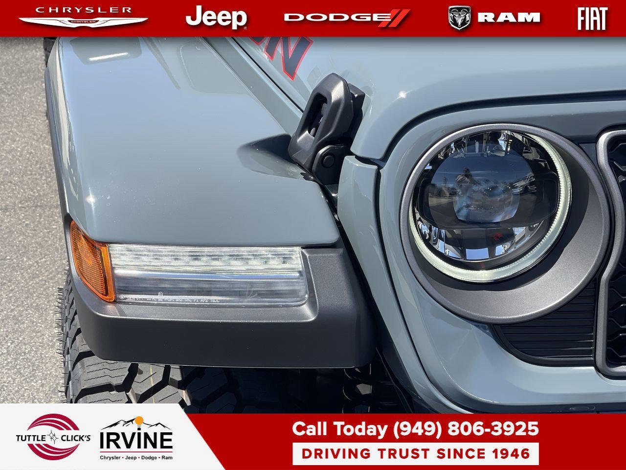 New 2026 Anvil Clear-Coat Exterior Paint Jeep Rubicon image 7