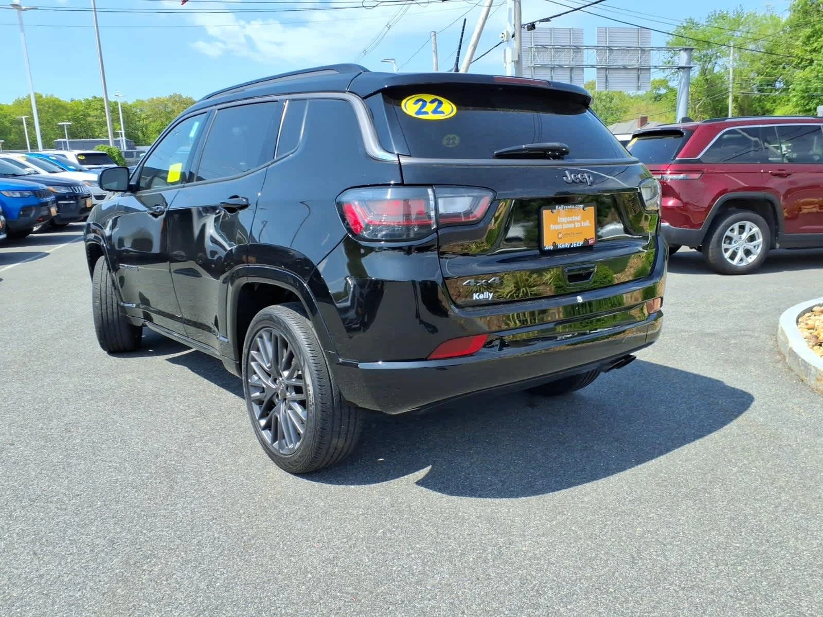 Certified Used 2022 Diamond Black Crystal Pearlcoat Jeep High Altitude image 11