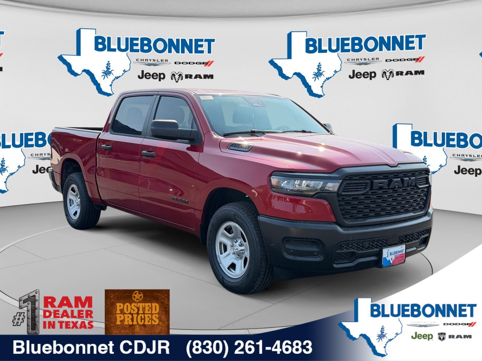 New 2026 Molten Red Pearl-Coat Exterior Paint RAM Tradesman image 3