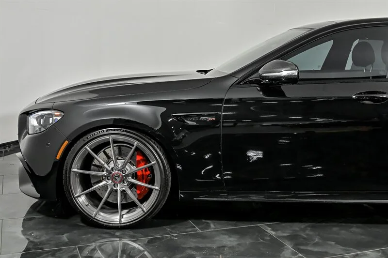 Used 2021 Obsidian Black Metallic Mercedes-Benz AMG® E 63 S-RENNTECH TUNE-AL13 WHEELS-PPF! image 12