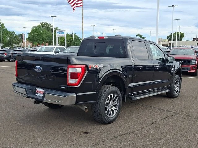 Certified Used 2022 Black Metallic Ford Lariat image 6