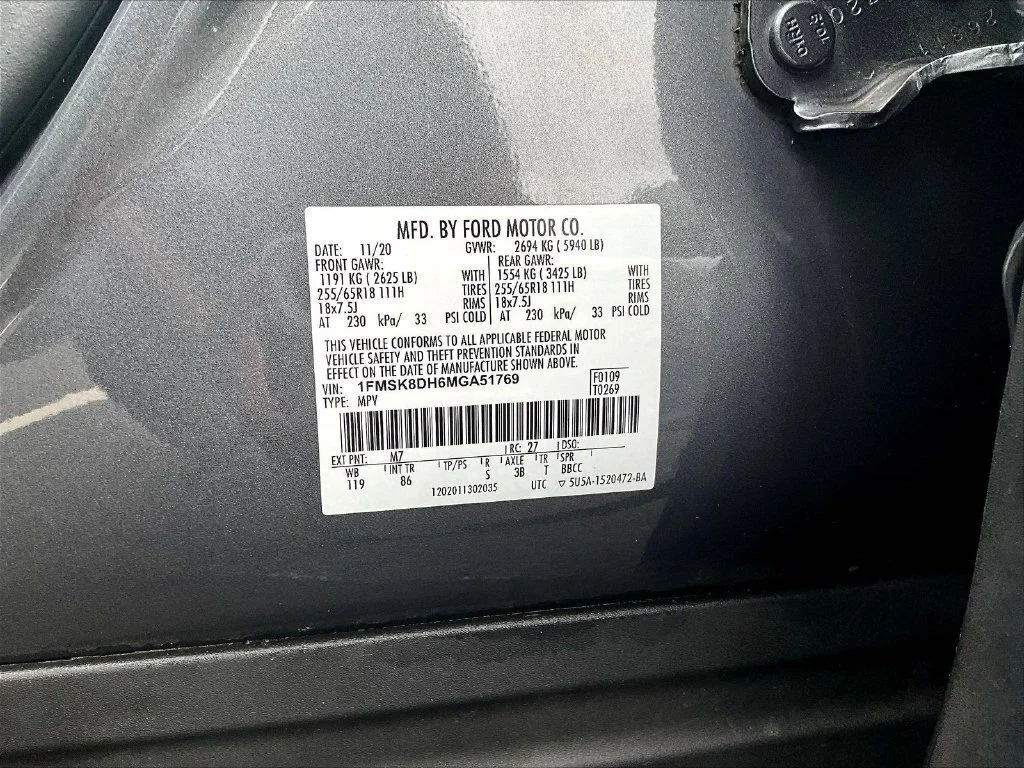 Used 2021 Gray Metallic Ford XLT image 21