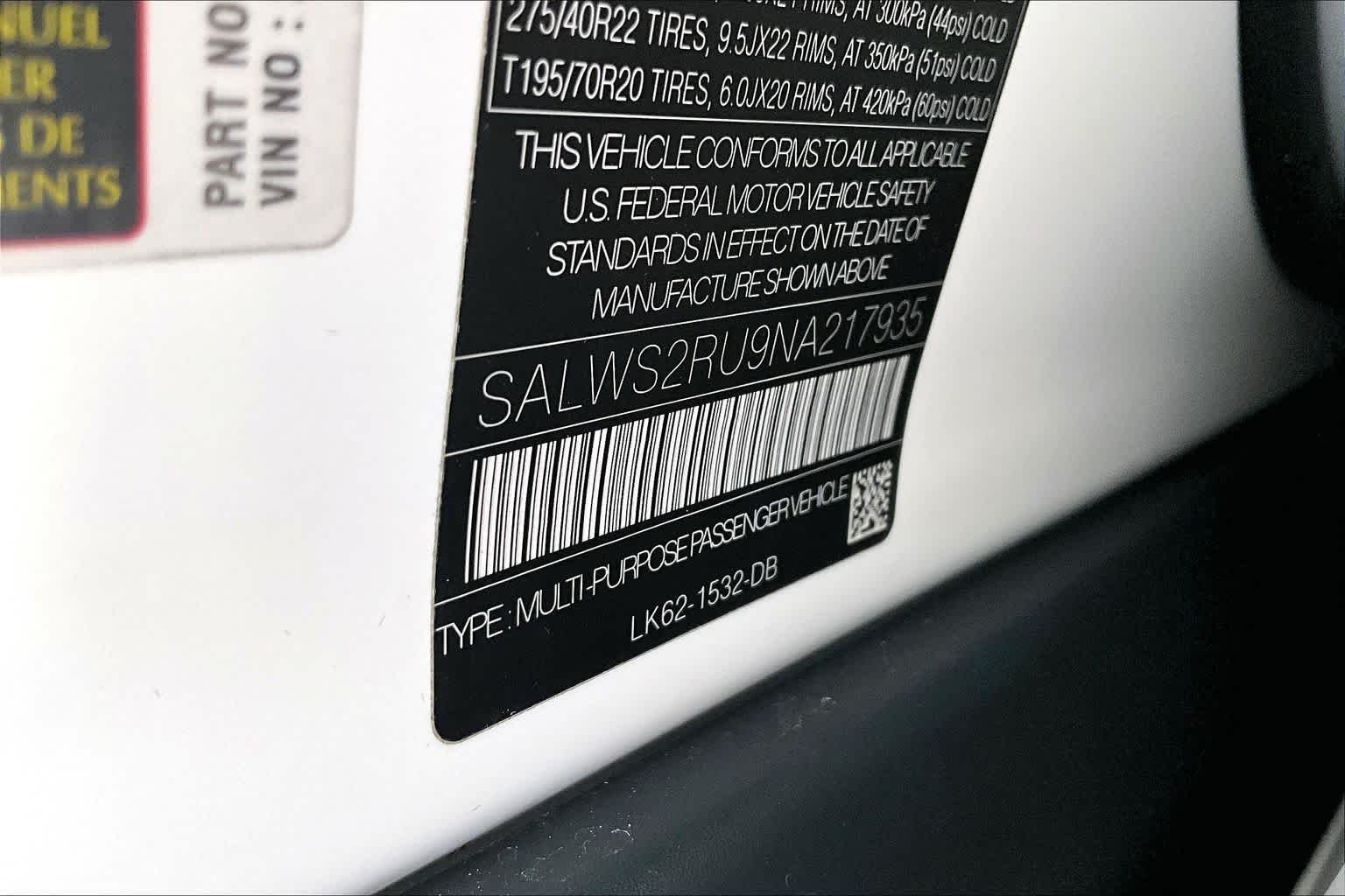 Used 2022 Icy White Land Rover HST image 29