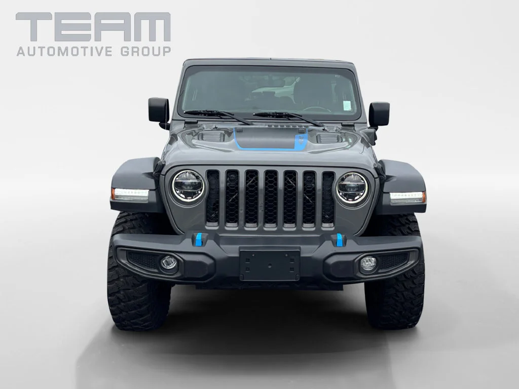 Used 2021 Gray Jeep Unlimited Rubicon 4xe image 2