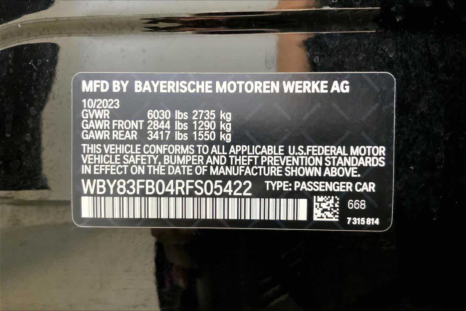 Certified Used 2024 Jet Black BMW xDrive40 image 36