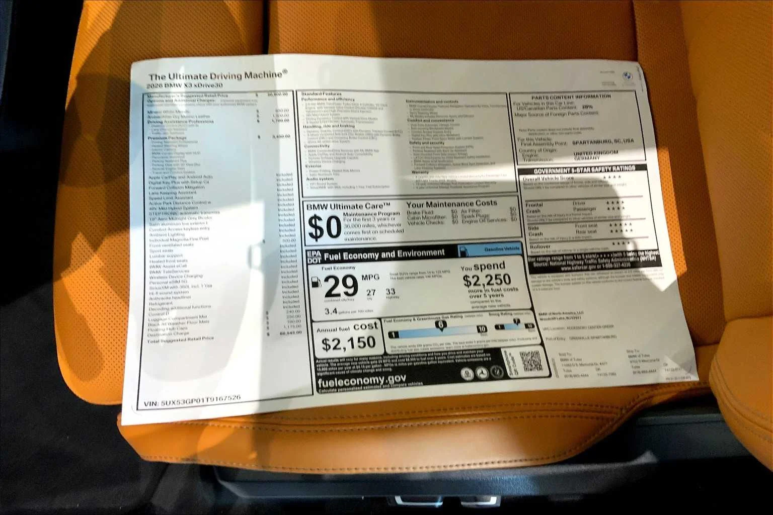 New 2026 Mineral White Metallic BMW 30 xDrive image 20