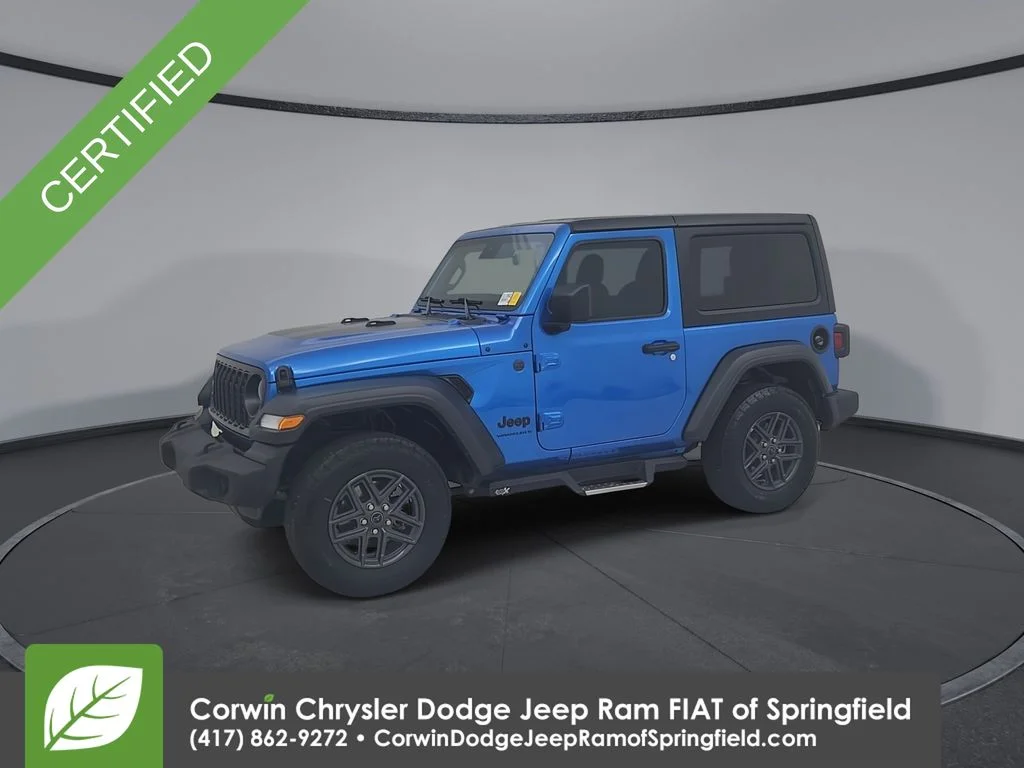 Certified Used 2024 Blue Jeep Sport S image 13