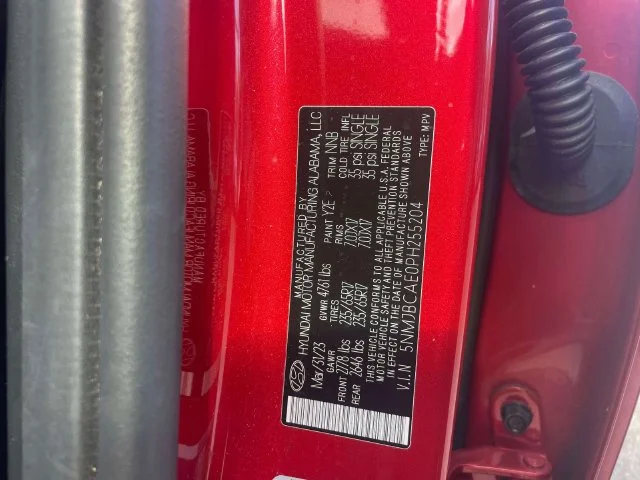 Used 2023 Red Hyundai SEL image 18