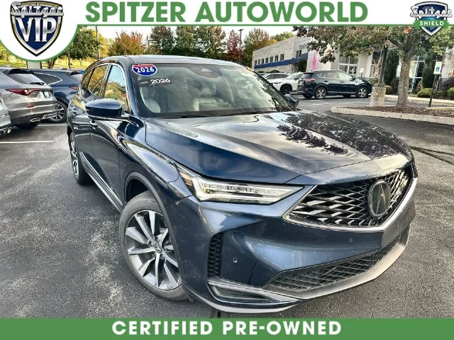 Certified Used 2026 Canyon River Blue Metallic Acura SH-AWD with Technology Package image 1