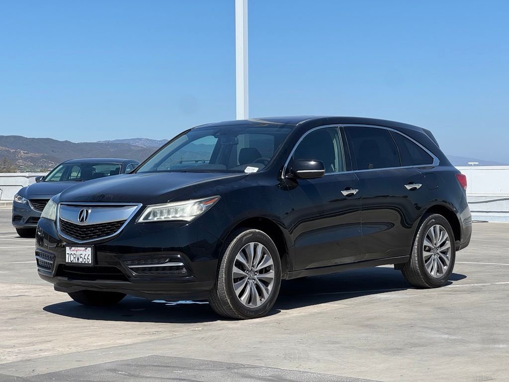 Used 2014 Crystal Black Pearl Acura 3.5L Technology Package image 4