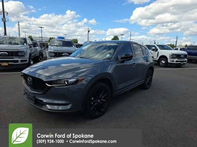 Used 2021 Polymetal Gray Metallic Mazda Carbon Edition image 12