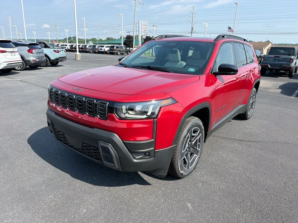 New 2026 Red Hot Pearl-Coat Exterior Paint Jeep Limited image 4
