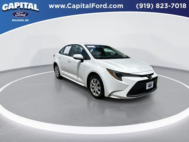 Used 2024 White Toyota LE image 2