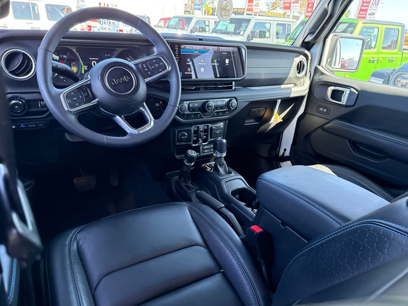 Used 2024 Bright White Clearcoat Jeep High Altitude image 24