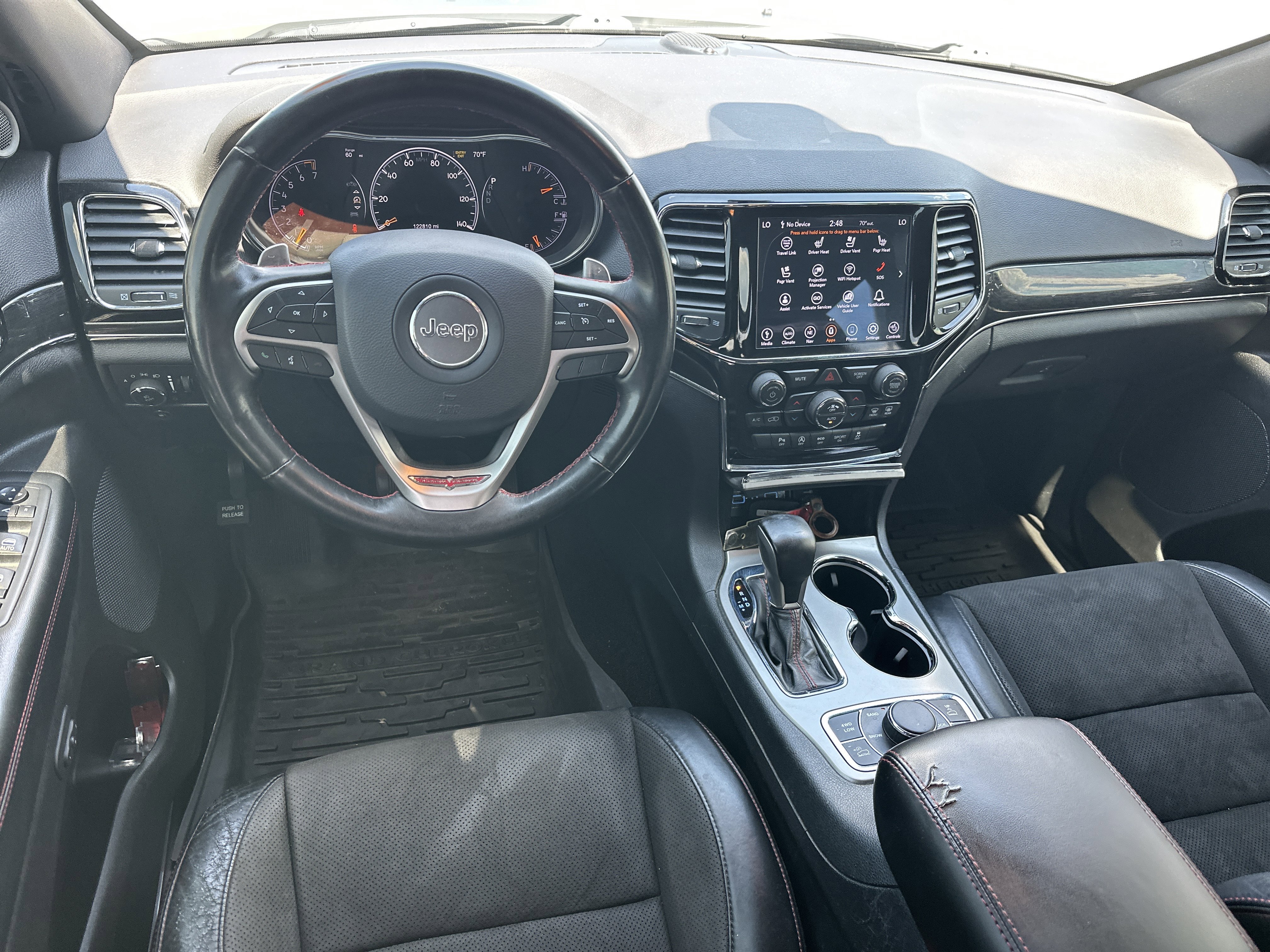 Used 2020 Bright White Clearcoat Jeep Trailhawk image 23