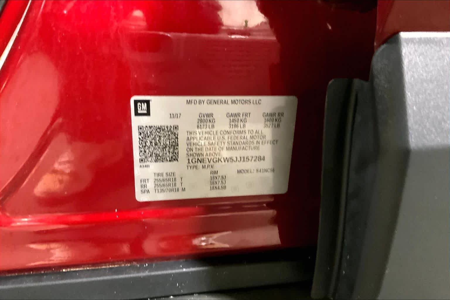 Used 2018 Cajun Red Tintcoat Chevrolet LT Cloth image 37