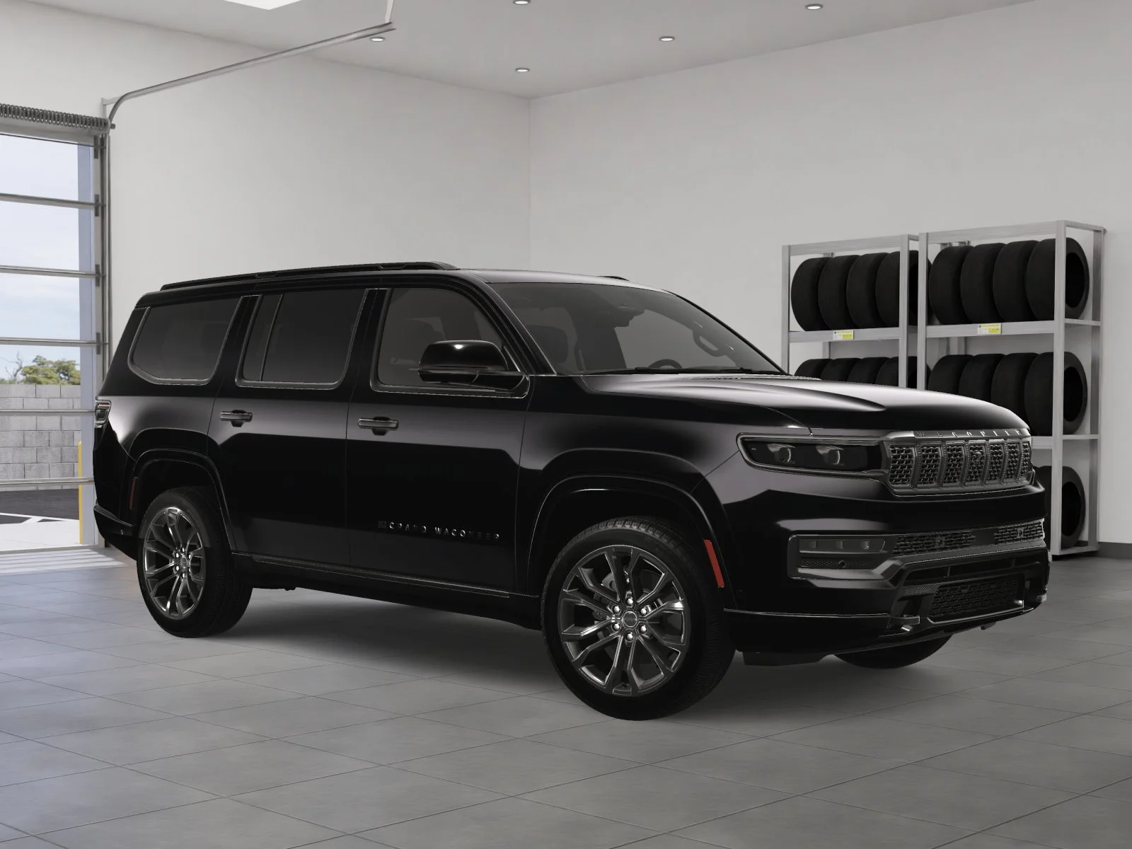 New 2024 Diamond Black Crystal Pearl-Coat Exterior Paint Jeep Series II image 19