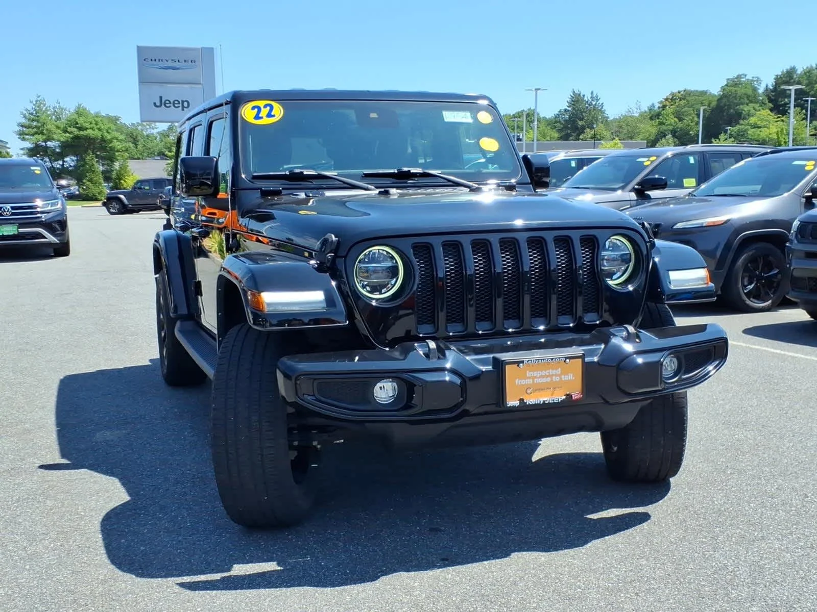Certified Used 2022 Black Clearcoat Jeep Unlimited High Altitude image 4