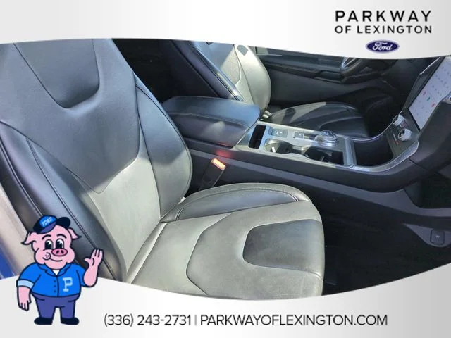 Used 2022 Blue Ford Titanium image 33