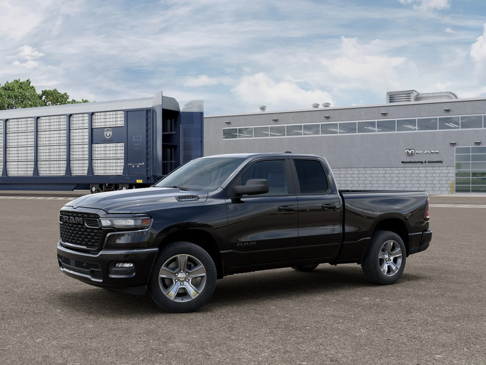 New 2026 Diamond Black Crystal Pearl-Coat Exterior Paint RAM Express image 2