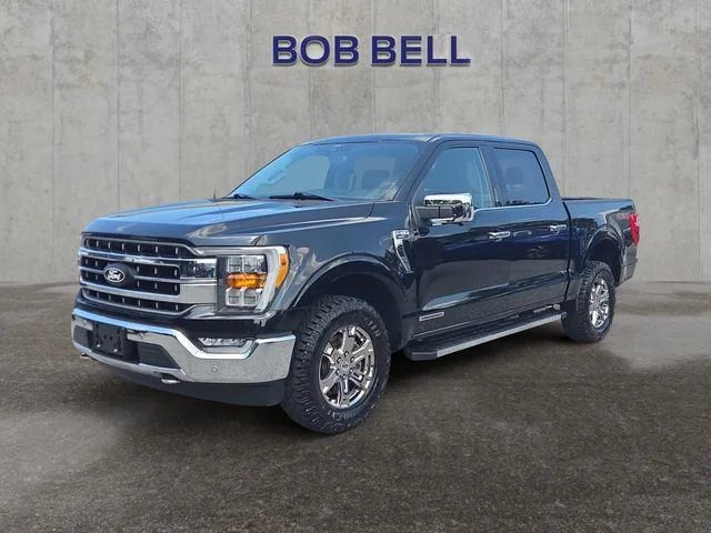 Certified Used 2021 Black Metallic Ford Lariat image 1