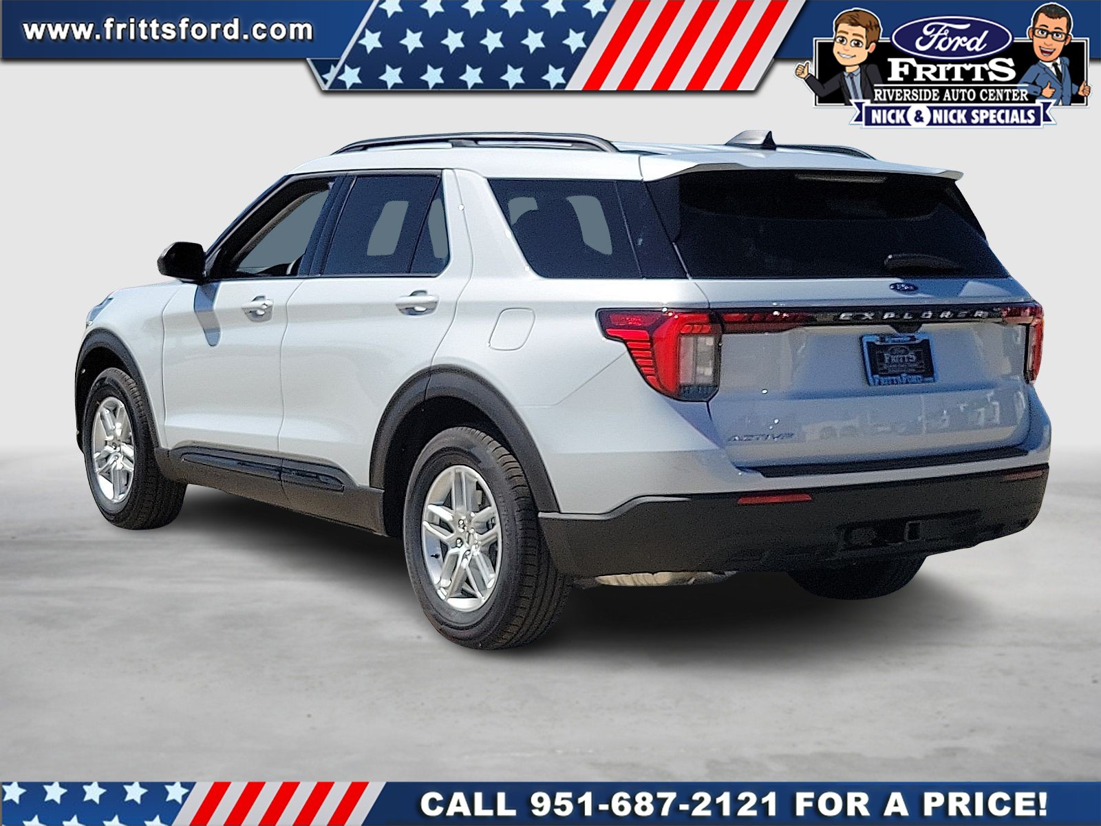 New 2026 Space White Metallic Ford Active image 2