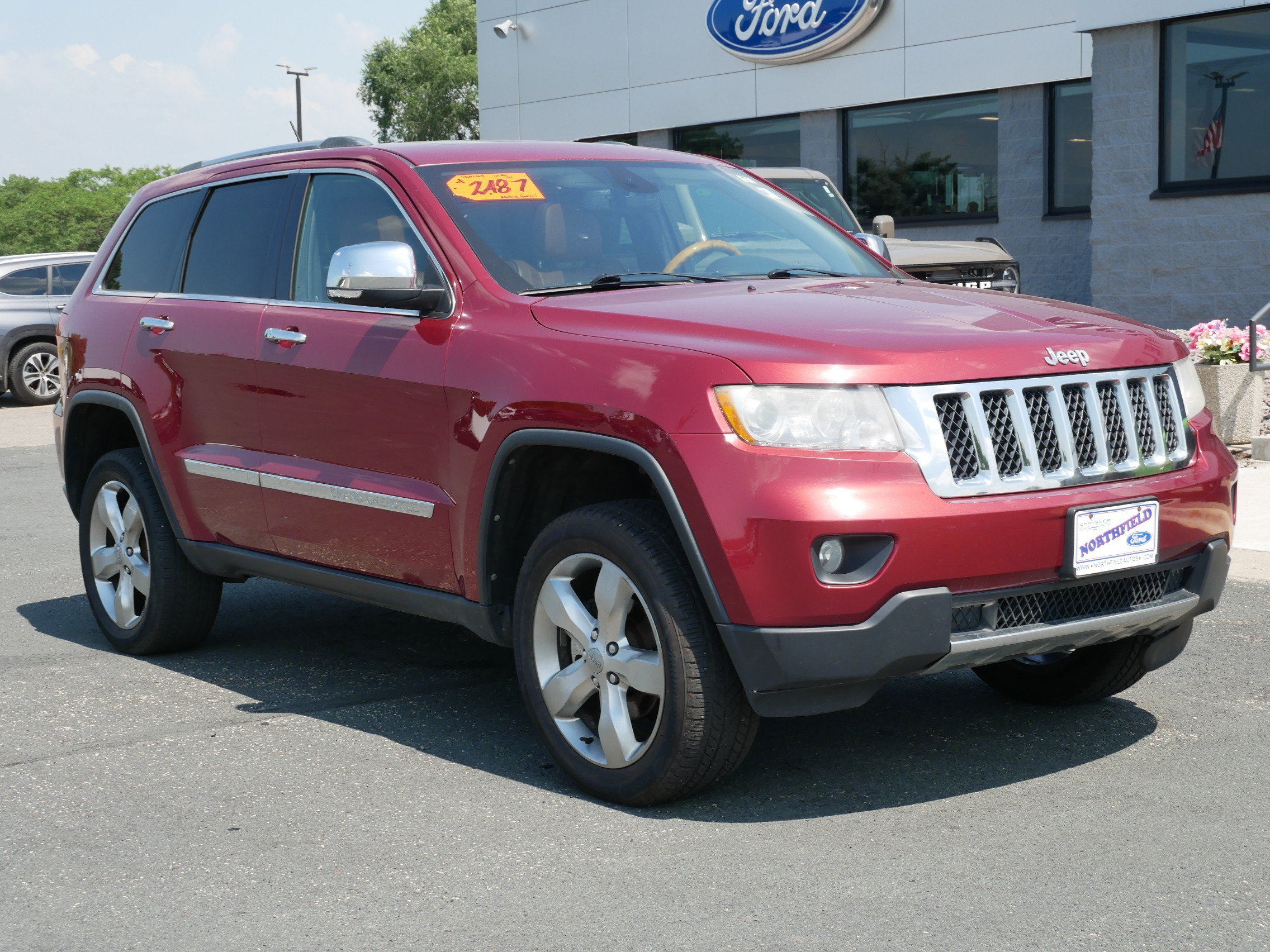 Used 2012 Jeep Grand Cherokee Overland with VIN 1C4RJFCG8CC272461 for sale in Northfield, Minnesota