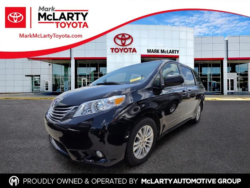 Used 2016 Midnight Black Metallic TOYOTA XLE image 1