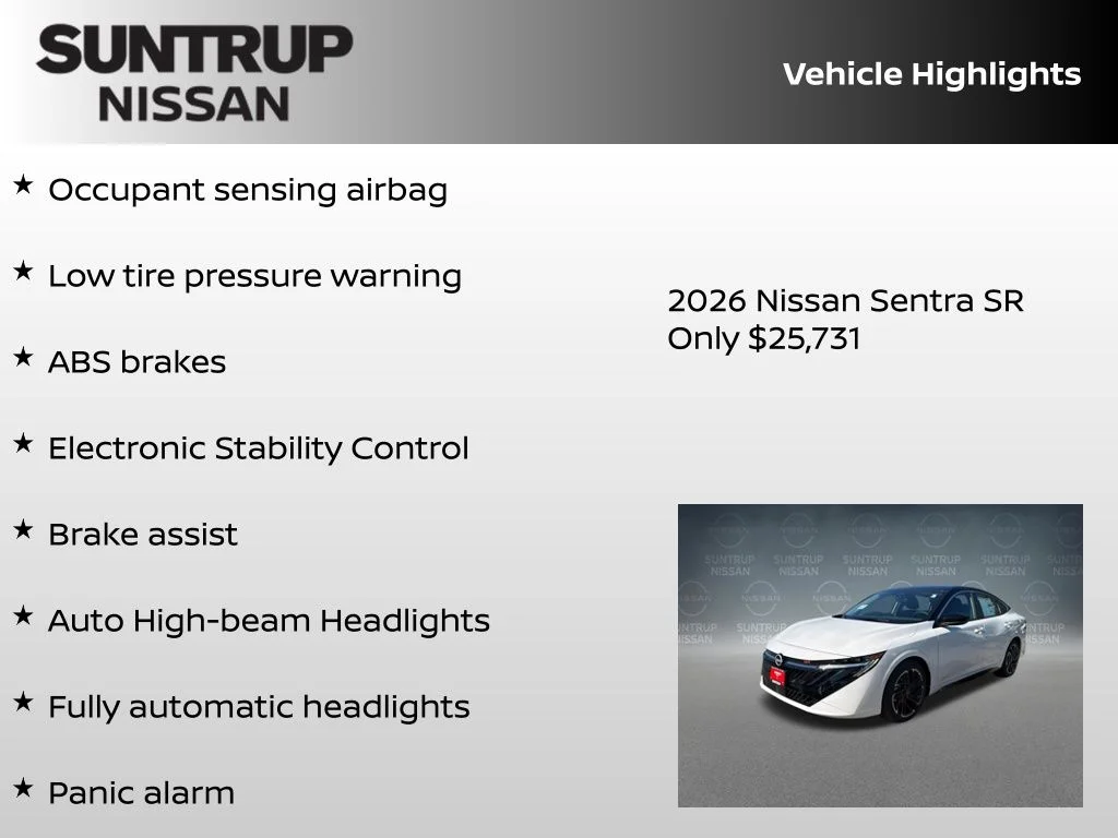 New 2026 White Nissan SR image 23