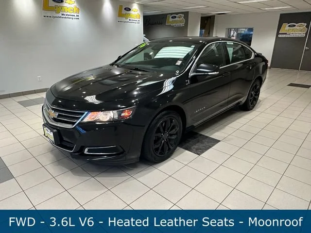 Used 2016 Chevrolet Impala 2LT with VIN 2G1115S38G9193190 for sale in Mount Vernon, IA