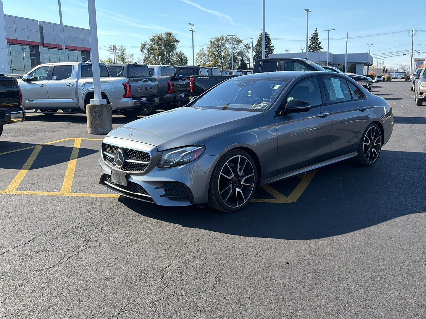 Used 2018 designo Selenite Grey Magno (Matte Finish) Mercedes-Benz AMG® E 43 image 7