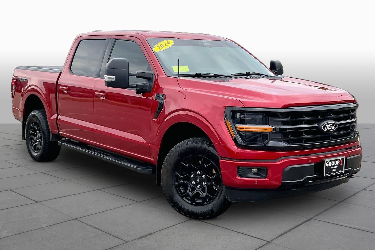 Certified Used 2024 Rapid Red Metallic Tinted Clearcoat Ford XLT image 3