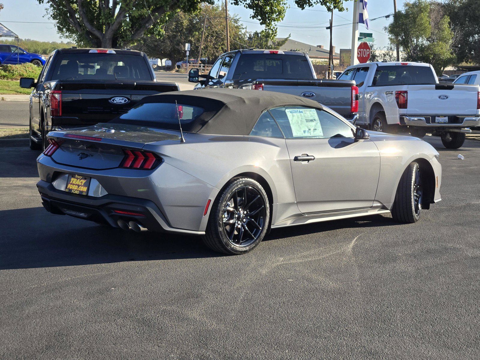 New 2026 Carbonized Gray Metallic Ford EcoBoost® Premium Convertible image 4