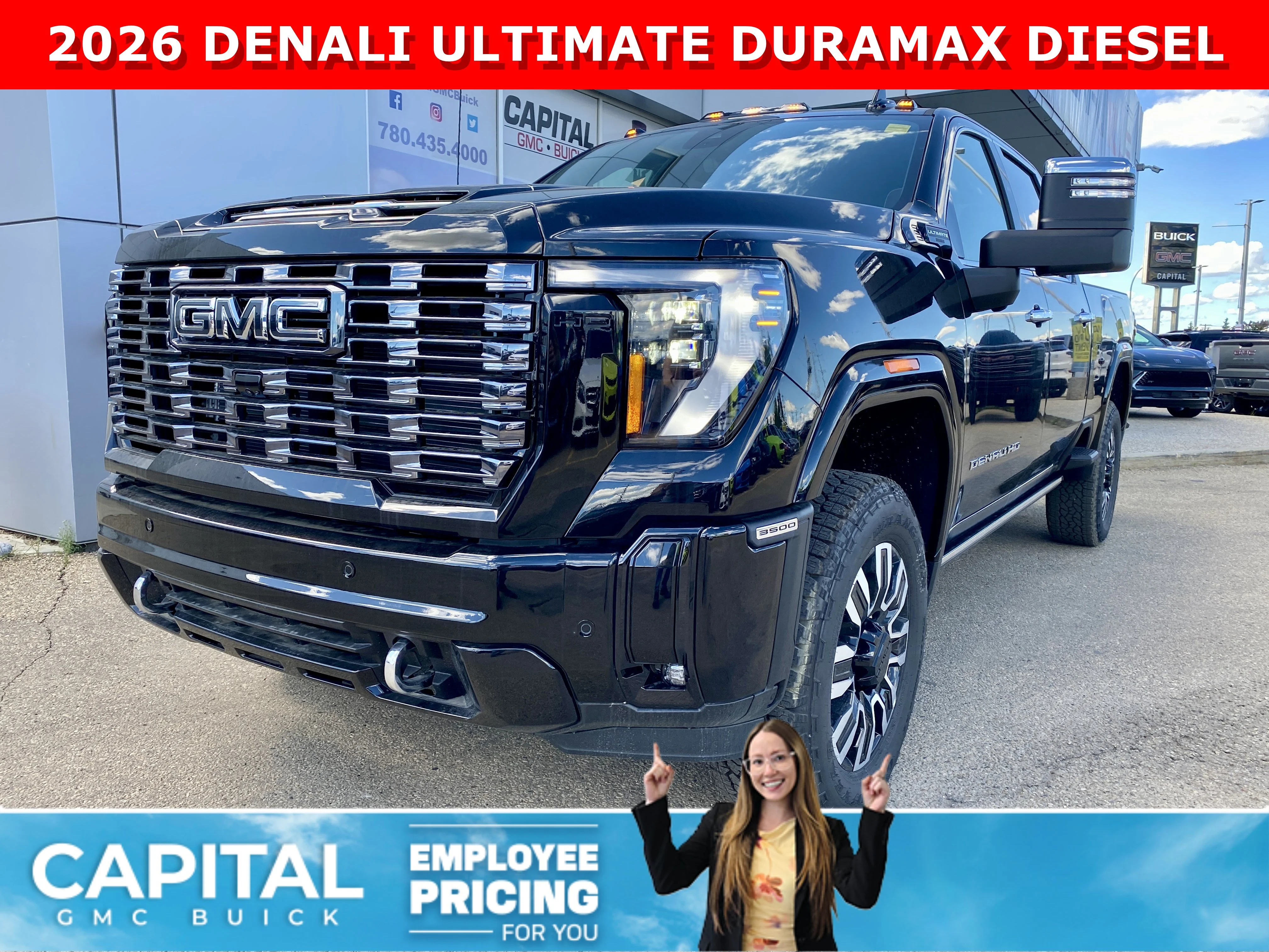 New 2026 ONYX BLACK GMC Denali Ultimate image 1