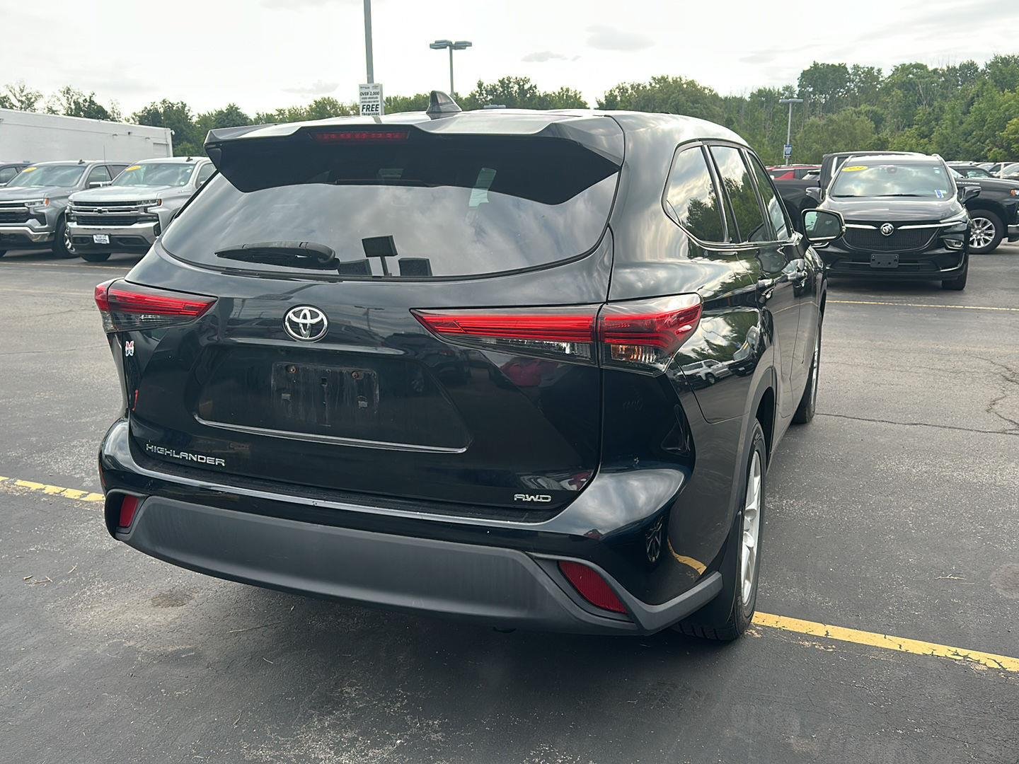 Used 2020 Midnight Black Metallic Toyota L image 2